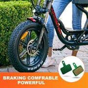 Addmotor Bike Brake Pads, Bicycle Disc Brake Pad for M-65X/M-66X/M-140 R7/M-550/M-70/M-66/M-560/M-430 (1 Pair,Green)