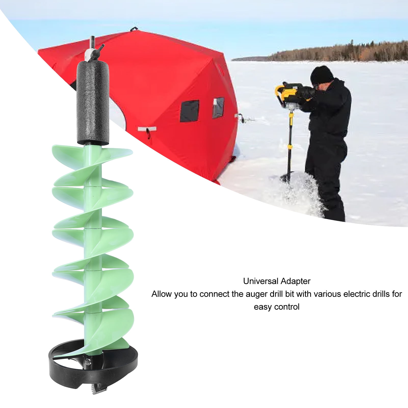 Drill Ice Auger Drill Bit Inch Diameter 28 Inch Long Carbide