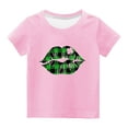 thumbnail image 2 of Summer Savings! TAGOLD Toddler Girls Boys Summer Blouses Tops,Toddler Kids Boys Girls Fashion Cute Round Neck Print Short Sleeve Top, 2 of 4