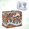 thumbnail image 4 of HELLHERO Piano Keys Sewing Machine Cover with Pockets for Extra Accessories Multifunction Dust Covers 17.7 x 8.6 x 12.5 inches Wear Resistnt, 4 of 8