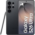 thumbnail image 1 of Restored Samsung Galaxy S26 Ultra Black Unlocked Smartphone, 256GB Storage, 12GB RAM, 6.8" Dynamic AMOLED Display, Advanced AI Camera System Open Box, 1 of 4