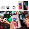 thumbnail image 7 of SaniMore Samsung Galaxy S23 6.1" 2023 Case with Wrist Strap 2 in 1 Zipper Wallet [Card Slots] Premium PU Leather Skin [Retro Durable] Shockproof Anti-scratch Kickstand Business Cover For S23, Rosegold, 7 of 7