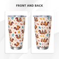 thumbnail image 3 of Salouo Forest Squirrel Nuts Print 20oz Tumbler with Lid,Stainless Steel Vacuum Insulated Tumbler Durable Insulated Coffee Mug Thermal Cup with Splash Proof Sliding Lid-Straw Two-piece Set, 3 of 8