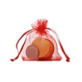thumbnail image 1 of Bolsa de organza para regalo de joyería, bolsa para guardar dulces, bolsitas de jazmín para bodas, bolsa de gasa con malla de insectos y logotipo impreso en la boca, 1 of 5