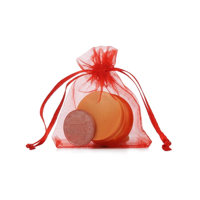Bolsa de organza para regalo de joyería, bolsa para guardar dulces, bolsitas de jazmín para bodas, bolsa de gasa con malla de insectos y logotipo impreso en la boca
