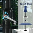thumbnail image 3 of Alpha Joy 15ft Outdoor Patio Umbrella Extra-Large Double-Sided Garden Umbrella with Crank Handle and Base - Haze Blue, 3 of 6