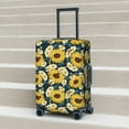 thumbnail image 6 of Fuzoiu Sunflowers Print Suitcase Cover,Washable Luggage Covers for Suitcase,Elastic Luggage Protector Cover,Scratch Resistant Travel Suitcase Covers-X-Large, 6 of 7
