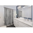 thumbnail image 2 of Cement Wall Texture Premium 71"x74" Waterproof Shower Curtain for Stylish Bath Decor, 2 of 2