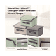 thumbnail image 5 of 3 pz Caja De Almacenamiento De Ropa Con Tapa Plegable Multicolor Lab.G Verde, Café, Gris, 5 of 5