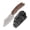 White Blade, variant on SDOKEDC DC53 Steel Full Tang Fixed Blade Utility Knife, Non-slip Micarta Handle with Durable Kydex Sheath, Multi-use for Camping, Hiking & Everyday Carry