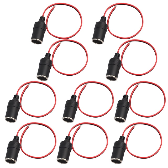 10Piece Enchufe de Enchufe de Mujer Encendedor de Enchufe Adaptador de Conector Enchufe de 1ft Sunnimix Encendedor de cigarrillos