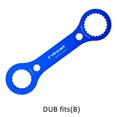 thumbnail image 4 of Wosthever 1 par de llaves de bicicleta, herramientas de reparación portátiles, llave de soporte inferior de Metal, llave de eje central para bicicleta Ciclismo Typ B (BB-46) Wosthever OD001869-02, 4 of 6