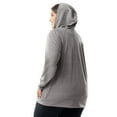 thumbnail image 3 of Athletic Works Women's Plus Lightweight Zip-Up Hoodie Jacket, Size 1X-5X, 3 of 9