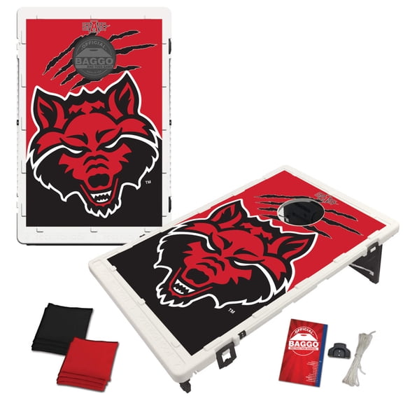 Arkansas State University Fanatic Portable 2x3 Bean Bag Toss Game by BAGGO