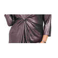 thumbnail image 3 of Alfani Women's Metallic Twist Front Top Black Size 0X, 3 of 3