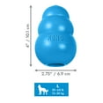 thumbnail image 6 of KONG® Classic Rubber Puppy Dog Toy for Beginner Chewers, Blue, Large for Dogs Between 30-65 lbs, 6 of 12