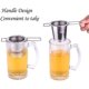 thumbnail image 4 of Tetera, Colador De Té De Acero Inoxidable, Colador Empinado, Con Mango Plegable, Para Tazas De Cereales Sueltas, Tazas Y Teteras (1 Pieza De Acero Inoxidable) JAMW Sencillez, 4 of 5
