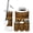 Color 3, variant on Rustic Bathroom Accessory Set 6 Piece Mallard Duck Farm Wild Western American Flag Trash can, Toothbrush Holder, Toothbrush Cup, Soap Dispenser, Soap Dish, Toilet Brush Holder