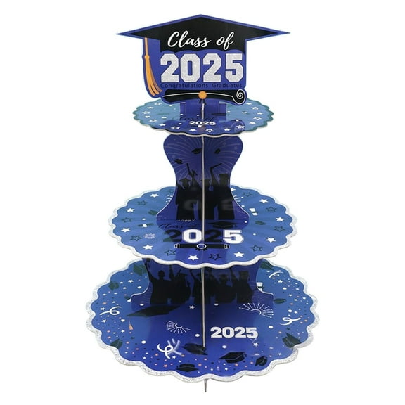 A 2025 Graduation Cake Stand Clearance! Graduation Cupcake Stands Graduation Hat Tiered Cupcake Display Holder for Graduation