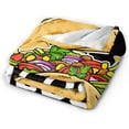 thumbnail image 5 of Taco Blanket for Girls Just Girl Who Loves Tacos Throw Blanket Soft Cozy Warm Fuzzy Fleece Tacos Food Bedroom Decor Blanket Gifts for Kids Women Men Adults Couch Sofa Bedding 50"X40", 5 of 6
