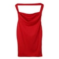 thumbnail image 3 of Robe de Soirée Cocktail Bodycon Bandage Solide pour Femme, 3 of 5