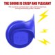 thumbnail image 4 of Bocina de aire para auto BLAU GRUN 12V impermeable y potente, azul, 4 of 6