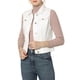 thumbnail image 4 of CHALECO SIN MANGAS DE DENIM LAVADO PARA MUJERES INSPIRE CHIC CON BOLSILLOS BLANCO 3XL, 4 of 7