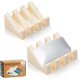 thumbnail image 1 of Silicone Soap Dish with Drain, Soap Dish Shower Waterfall Bar Soap Holder Tray with Drain Soap Saver for Bathroom Kitchen Accessories (Cream, 2), 1 of 4