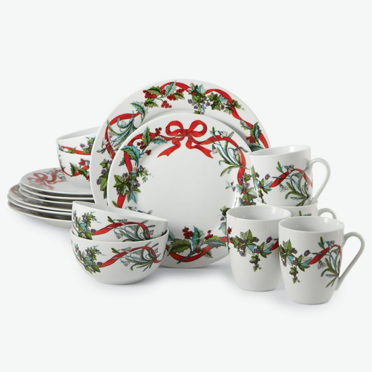 Christmas dinnerware walmart best sale