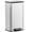 Silver, variant on Arlopu 13.2 Gallon Step Trash Can, Stainless Steel Garbage Bin with Soft-Close Lid & Foot Pedal, White