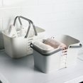thumbnail image 3 of Plastic Storage Basket with Handles  Shower Caddy Organizer for Bathroom Kitchen, 3 of 6