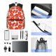 thumbnail image 4 of Disketp Tomatoes Mochila Ligera Clásica con Múltiples Bolsillos, Mochila Casual para Hombre y Mujer, Ideal para Escuela, Trabajo y Viajes, 4 of 6