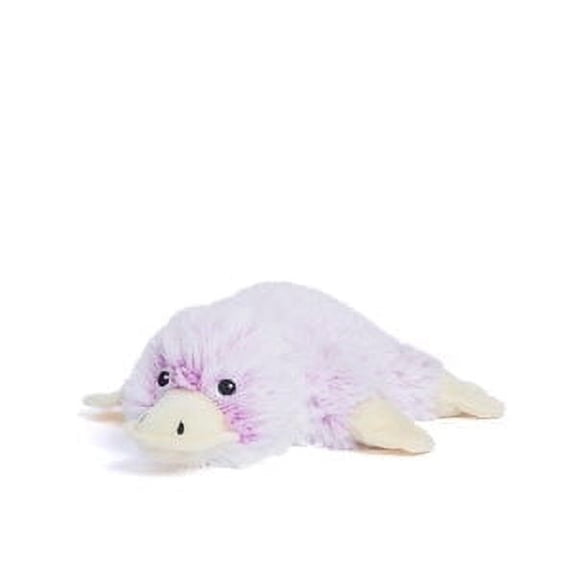 Warmies Junior Microwavable & Weighted Stuffed Animals, Platypus - Heated Stuffed Animal Plushie for Warmth & Comfort - Cute Soft Plush Toys for Adults & Children (Boys, Girls, Babies & Toddlers)