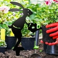 thumbnail image 4 of Acrylic Bunny Garden Decor, 17" Rabbit Yard Decor, Metal Yard Art Animals Garden Stakes Rabbit Silhouette, Rabbit Yard Decorations Outdoor, Bunny Garden Art for Flowerbeds Planters Patios Lawn, 4 of 6