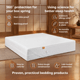 Portable Box Spring Box Spring Encasement, Full Extra-Long 6