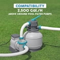 thumbnail image 1 of Open Box Bestway Flowclear Type IV or Type B Filter Pump Replacement Cartridge, 1 of 7