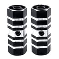 thumbnail image 1 of Sonducket Pedal de bicicleta de montaña, 1 par, Pedal de eje Hexagonal para bicicleta de montaña, clavijas para acrobacias de pie de aleación, ranuras Ciclismo negro Sonducket OD0116-03, 1 of 6