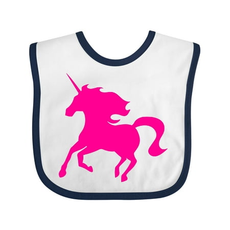

Inktastic Pink Unicorn Gift Baby Boy or Baby Girl Bib
