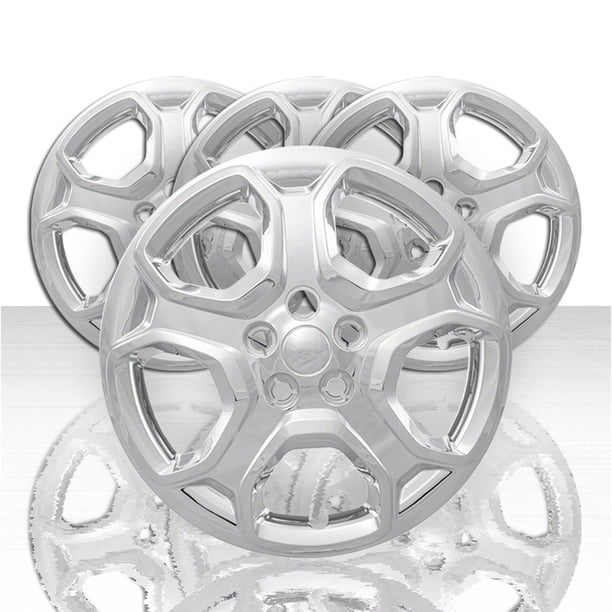 Set of 4 17' 5 Spoke Wheel Covers for 2017-2019 Ford Escape S - Chrome ...