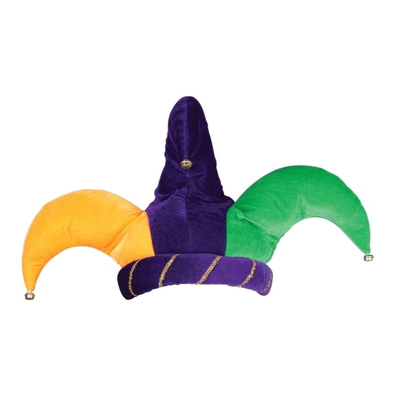 6 Pack Beistle Mardi Gras Plush Jester Hat