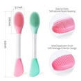 thumbnail image 6 of Spove 5pcs Silicone Face Mask Brush Applicator Makeup Brushes, Silicone Facial Mask Brush Face Mask Applicator Brush Facial Brushes set, Makeup Tools for Apply Mask Cream Lotion, 6 of 8