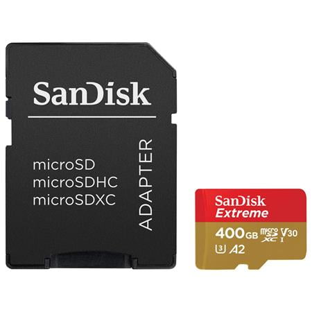 UPC: 0619659189518 | SanDisk Extreme 400 GB Class 10/UHS-I (U3) V30 microSDXC  1 Pack