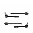 thumbnail image 1 of 4pc Front Steering Inner Outer Tie Rod Kit Left/Right Driver Passenger Sides, 1 of 8