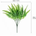 thumbnail image 2 of MAMOWEAR 4/8/16PCS Artificial Plants Plastic Boston Fern Bushes Fake Shrubs Greenery for House Outdoor UV Garden Resistant Office Garden Indoor Décor, 2 of 7