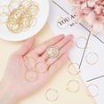 thumbnail image 3 of About 50pcs 25mm Golden Wine Glass Charms Rings Stainless Steel Hoop Earring Findings 0.7mm Pin Earring Beading for Women Basketball Wives Hoop Earrings Making, 3 of 5