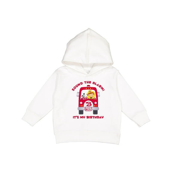 Inktastic Fire Truck 3rd Birthday Boy Toddler Hoodie