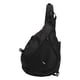 thumbnail image 2 of Bolso bandolera grande negro, mochila impermeable con bandolera, bolso de pecho para deportes al aire libre de tela Oxford para hombres y mujeres, 2 of 5