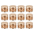 thumbnail image 1 of 12 piezas de bloqueos de resorte para cordones, toggles de resorte de metal para cordones de zapatillas dorados, 1 of 7