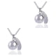 thumbnail image 3 of Guardurnaity Colgante Collar Gargantilla Cuello Cadena Joyería Presente Cadena de metal plateado Type2 NO2, 3 of 6