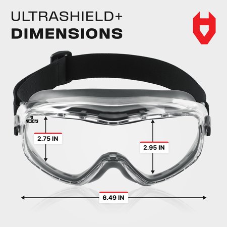 NoCry Anti Fog Safety Goggles for Men and Women with Premium Anti Scratch C